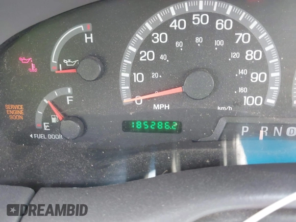 2001 Ford F-150 XL with VIN 1FTRX07L91KA77460, listed as a IAAI auction lot 41686519 with 185,286 mi miles. Bid and sale history available at carsss.com. Image 7.