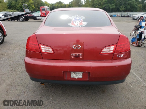 2003 Infiniti G35 with VIN JNKCV51E93M014626, listed as a Copart auction lot 71949144 with 211,211 mi miles and Salvage Title. Bid and sale history available at DreamBid. Image 6.