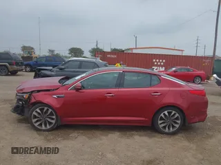 2015 Kia Optima SX Turbo with VIN 5XXGR4A65FG495401, listed as a IAAI auction lot 42287029 with 99,675 mi miles and . Bid and sale history available at DreamBid. Image 15.