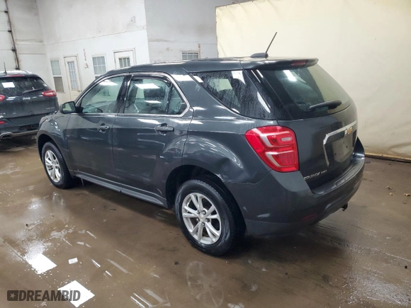 2017 Chevrolet Equinox LS with VIN 2GNFLEEK4H6133167, listed as a Copart auction lot 44653625 with 127,031 mi miles and Clean Title. Bid and sale history available at carsss.com. Image 2.