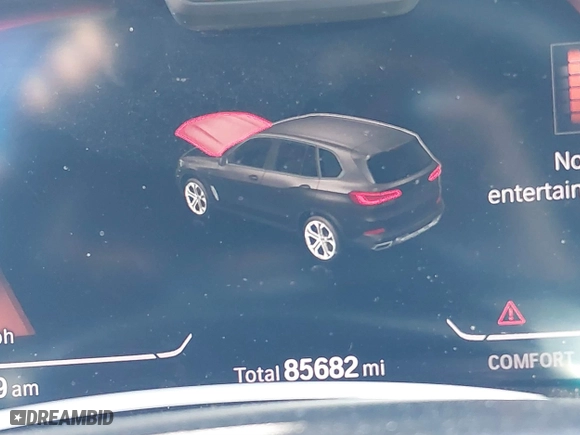 2019 BMW X5 xDrive40i with VIN 5UXCR6C57KLK80268, listed as a IAAI auction lot 41582457 with 85,682 mi miles. Bid and sale history available at carsss.com. Image 15.