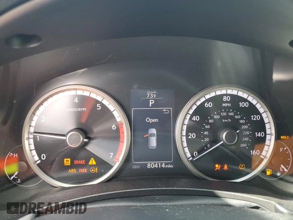 2015 Lexus NX 200t with VIN JTJYARBZ0F2004365, listed as a Copart auction lot 55886135 with 80,414 mi miles and Salvage title. Bid and sale history available at DreamBid. Image 9.
