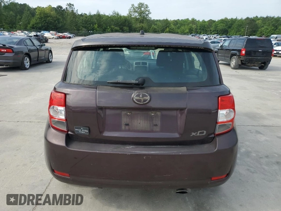 2011 Scion xD with VIN JTKKU4B41B1011289, listed as a Copart auction lot 57330875 with 79,926 mi miles and Salvage title. Bid and sale history available at DreamBid. Image 6.