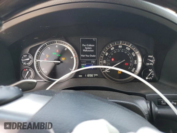 2018 Lexus LX with VIN JTJHY7AXXJ4252748, listed as a Copart auction lot 50691355 with 118,967 mi miles and Salvage Title. Bid and sale history available at carsss.com. Image 9.