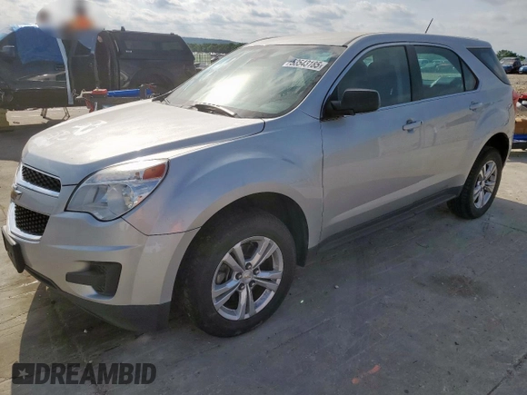 2015 Chevrolet Equinox LS with VIN 1GNFLEEK9FZ101557, listed as a Copart auction lot 53543185 with 131,635 mi miles and Salvage Title. Bid and sale history available at carsss.com. Image 1.