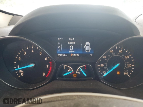 2017 Ford Escape S with VIN 1FMCU0F77HUD81416, listed as a Copart auction lot 62612225 with 207,753 mi miles and Clean title. Bid and sale history available at DreamBid. Image 9.