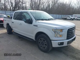 2016 Ford F-150 XLT with VIN 1FTEW1EP4GFC58013, listed as a IAAI auction lot 41805781 with 164,385 mi miles. Bid and sale history available at carsss.com. Image 1.