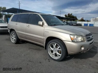 2006 Toyota Highlander Hybrid with VIN JTEEW21A260009259, listed as a Copart auction lot 81636984 with 76,764 mi miles and Clean Title. Bid and sale history available at carsss.com. Image 4.