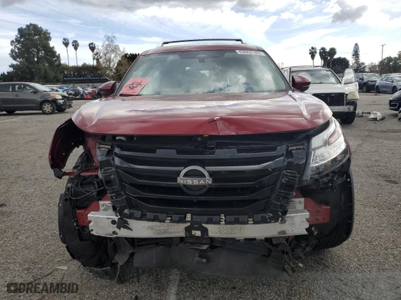2022 Nissan Pathfinder SL with VIN 5N1DR3CB6NC235624, listed as a Copart auction lot 43662183 with 0 mi miles and Salvage Title. Bid and sale history available at carsss.com. Image 5.