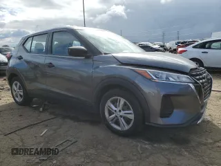 2021 Nissan Kicks S with VIN 3N1CP5BVXML464326, listed as a Copart auction lot 53242815 with 80,184 mi miles and Clean Title. Bid and sale history available at DreamBid. Image 4.