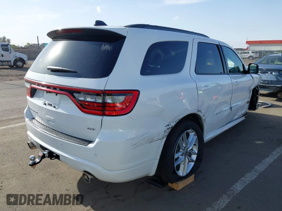 2023 Dodge Durango GT Plus with VIN 1C4RDHDG5PC616674, listed as a IAAI auction lot 41929358 with 42,279 mi miles and . Bid and sale history available at DreamBid. Image 4.