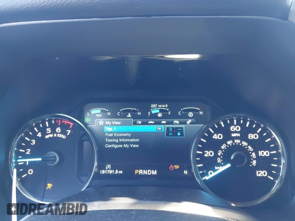 2019 Ford F-150 XL with VIN 1FTEW1E50KKD67650, listed as a IAAI auction lot 41437963 with 51,791 mi miles. Bid and sale history available at carsss.com. Image 7.