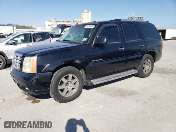 2004 Cadillac Escalade z VIN 1GYEC63T54R139039, wystawiony jako Copart lot #86274414 z przebiegiem 267 218 mil mil oraz Czysty tytuł • Clean title. Historia ofert i sprzedaży dostępna na DreamBid. Obrazek 1.