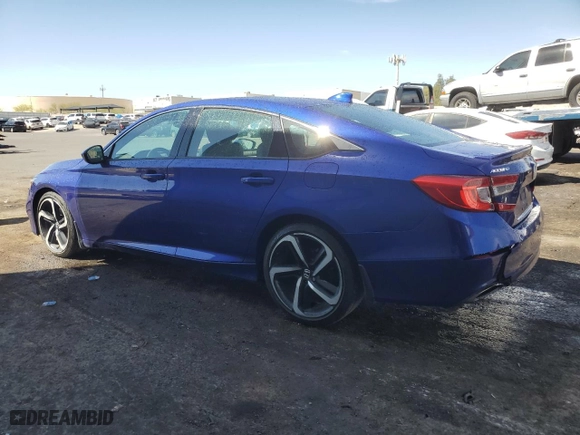 2018 Honda Accord Sedan Sport 1.5T with VIN 1HGCV1F39JA127235, listed as a Copart auction lot 52218285 with 129,019 mi miles and Clean Title. Bid and sale history available at carsss.com. Image 2.