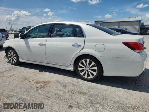 2011 Toyota Avalon with VIN 4T1BK3DBXBU376423, listed as a Copart auction lot 60820265 with 203,072 mi miles and Salvage title. Bid and sale history available at DreamBid. Image 2.