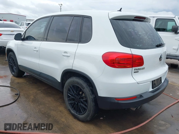 2017 Volkswagen Tiguan S with VIN WVGAV7AX8HK046181, listed as a IAAI auction lot 42493160 with 65,609 mi miles and . Bid and sale history available at DreamBid. Image 3.