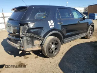 2013 Ford Utility Police Interceptor with VIN 1FM5K8AR3DGB63858, listed as a Copart auction lot 42256695 with 162,636 mi miles and Salvage Title. Bid and sale history available at carsss.com. Image 3.