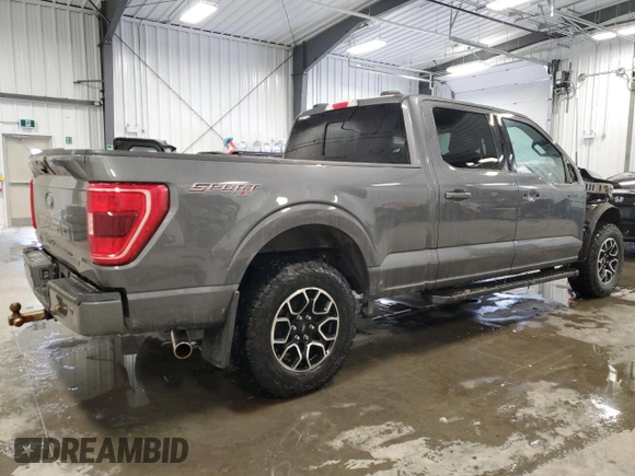 2022 Ford F-150 XL with VIN 1FTFW1E50NFB68972, listed as a Copart auction lot 52107315 with 101,769 mi miles and Clean Title. Bid and sale history available at DreamBid. Image 3.