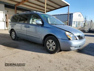 2011 Kia Sedona LX with VIN KNDMG4C78B6383375, listed as a Copart auction lot 76289414 with 198,732 mi miles and Salvage Title. Bid and sale history available at carsss.com. Image 4.