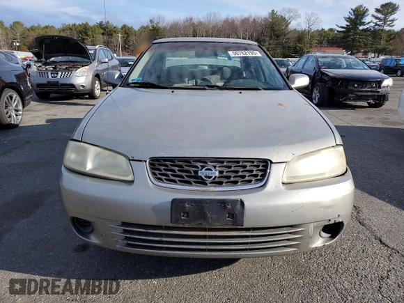 2001 Nissan Sentra GXE with VIN 3N1CB51D31L502482, listed as a Copart auction lot 50762195 with 185,455 mi miles and Salvage title. Bid and sale history available at DreamBid. Image 5.