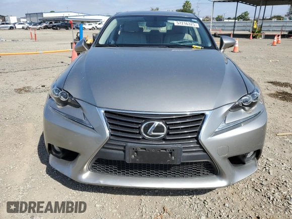 2014 Lexus IS 250 z VIN JTHBF1D25E5011335, wystawiony jako Copart lot #57216325 z przebiegiem 67 839 mil mil oraz Szkoda całkowita • Salvage title. Historia ofert i sprzedaży dostępna na DreamBid. Obrazek 5.