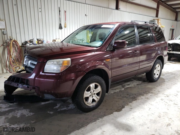 2008 Honda Pilot VP with VIN 5FNYF18288B048808, listed as a Copart auction lot 42348695 with 156,842 mi miles and Salvage Title. Bid and sale history available at carsss.com. Image 1.