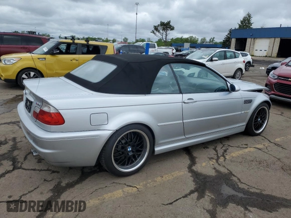 2003 BMW 3 Series M3 z VIN WBSBR93493PK02213, wystawiony jako Copart lot #58081525 z przebiegiem 149 941 mil mil oraz Czysty tytuł • Clean title. Historia ofert i sprzedaży dostępna na DreamBid. Obrazek 3.