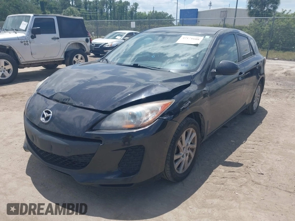 2012 Mazda 3 i Touring with VIN JM1BL1L73C1674639, listed as a IAAI auction lot 42171608 with 135,925 mi miles and . Bid and sale history available at DreamBid. Image 2.