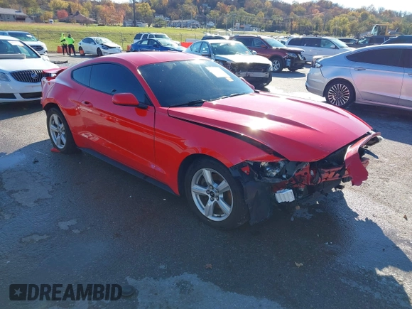 2016 Ford Mustang V6 with VIN 1FA6P8AM7G5201452, listed as a IAAI auction lot 40831733 with 97,592 mi miles and . Bid and sale history available at carsss.com. Image 1.