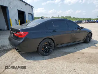 2018 BMW 7 Series ALPINA B7 xDrive with VIN WBA7F2C52JB238192, listed as a Copart auction lot 57851425 with 69,444 mi miles and Salvage title. Bid and sale history available at DreamBid. Image 3.