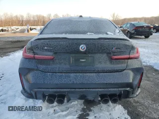 2023 BMW M3 Competition xDrive with VIN WBS43AY05PFP62243, listed as a Copart auction lot 41919185 with 0 mi miles and Salvage Title. Bid and sale history available at carsss.com. Image 6.