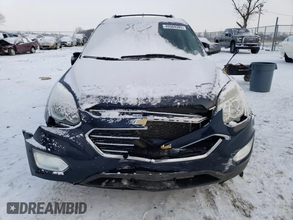 2016 Chevrolet Equinox LT with VIN 2GNFLFEK6G6175831, listed as a Copart auction lot 45569385 with 110,133 mi miles and Salvage Title. Bid and sale history available at DreamBid. Image 5.