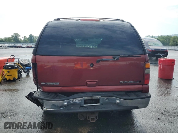 2001 Chevrolet Tahoe LT z VIN 1GNEK13T21R169095, wystawiony jako Copart lot #59579695 z przebiegiem 171 102 mil mil oraz Szkoda całkowita • Salvage title. Historia ofert i sprzedaży dostępna na DreamBid. Obrazek 6.