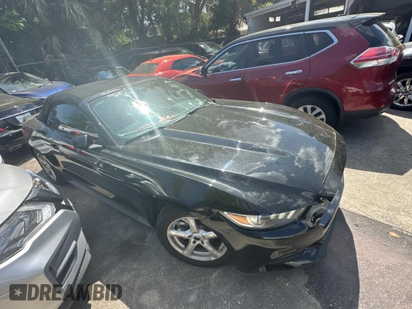 2017 Ford Mustang V6 with VIN 1FATP8EM9H5270027, listed as a Copart auction lot 47421964 with 54,822 mi miles and . Bid and sale history available at carsss.com. Image 1.