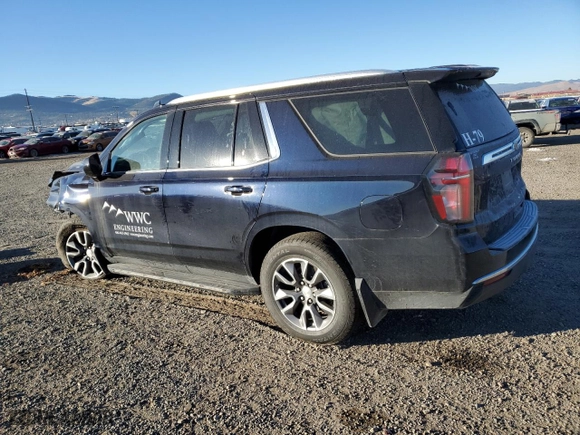 2023 Chevrolet Tahoe LS with VIN 1GNSKMKD0PR159995, listed as a Copart auction lot 81362464 with 0 mi miles and Salvage Title. Bid and sale history available at carsss.com. Image 2.