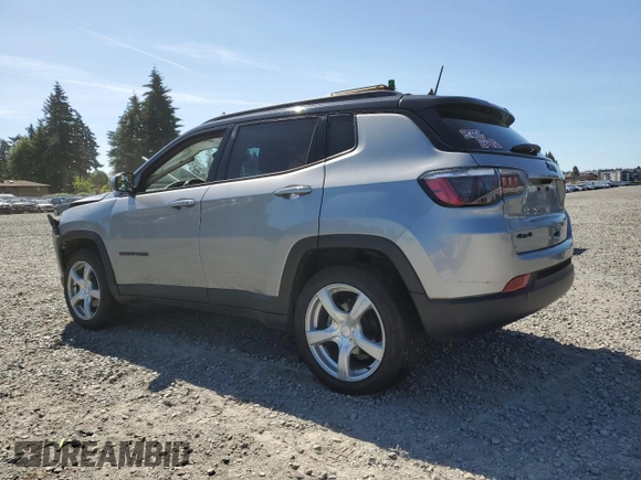2021 Jeep Compass Latitude z VIN 3C4NJDBB7MT595527, wystawiony jako Copart lot #58598145 z przebiegiem 65 564 mil mil oraz Szkoda całkowita • Salvage title. Historia ofert i sprzedaży dostępna na DreamBid. Obrazek 2.