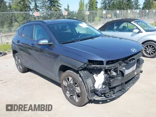 2024 Hyundai Kona SEL with VIN KM8HBCAB2RU133634, listed as a IAAI auction lot 42116645 with 14,248 mi miles. Bid and sale history available at carsss.com. Image 1.