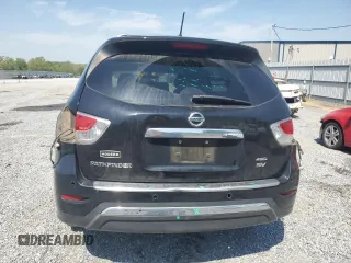 2014 Nissan Pathfinder Platinum with VIN 5N1AR2MM6EC726756, listed as a Copart auction lot 52935495 with 127,187 mi miles and Salvage Title. Bid and sale history available at carsss.com. Image 6.
