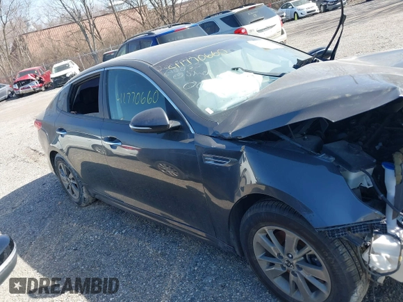 2016 Kia Optima LX Turbo with VIN 5XXGT4L11GG065207, listed as a IAAI auction lot 41770660 with 108,646 mi miles. Bid and sale history available at carsss.com. Image 13.