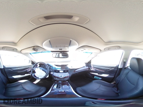 2017 Infiniti Q70 3.7 with VIN JN1BY1PR5HM210645, listed as a Copart auction lot 56575155 with 57,580 mi miles and Salvage title. Bid and sale history available at DreamBid. Image 14.