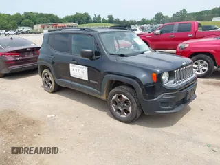 2017 Jeep Renegade Sport with VIN ZACCJBABXHPG35299, listed as a IAAI auction lot 42458083 with Not provided miles and . Bid and sale history available at DreamBid. Image 1.