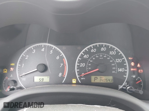 2010 Toyota Corolla with VIN 2T1BU4EEXAC483724, listed as a IAAI auction lot 42348024 with 140,543 mi miles and . Bid and sale history available at DreamBid. Image 7.