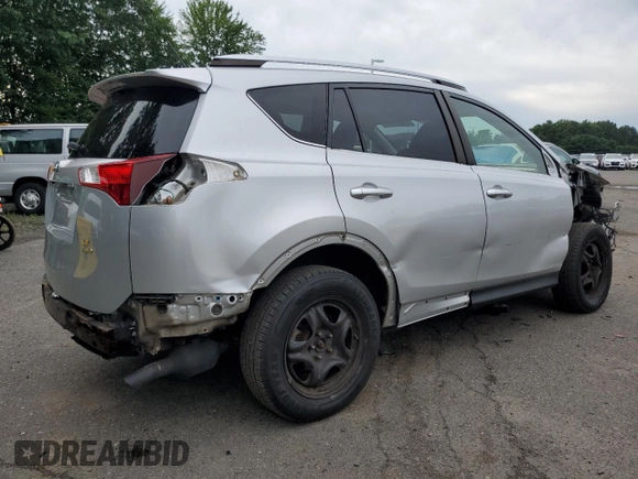 2015 Toyota RAV4 LE with VIN JTMBFREV8FD144459, listed as a Copart auction lot 63083705 with 94,653 mi miles and Salvage title. Bid and sale history available at DreamBid. Image 3.