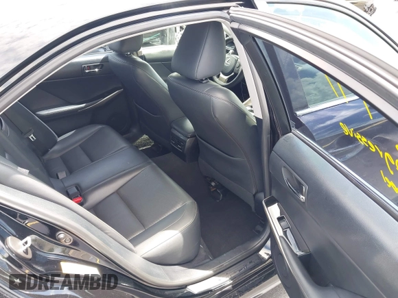 2015 Lexus IS 250 with VIN JTHBF1D28F5069294, listed as a IAAI auction lot 42603681 with 179,102 mi miles and . Bid and sale history available at DreamBid. Image 8.