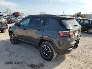 2024 Jeep Compass Trailhawk with VIN 3C4NJDDN7RT156682, listed as a Copart auction lot 50811795 with 8,088 mi miles and Salvage title. Bid and sale history available at DreamBid. Image 2.