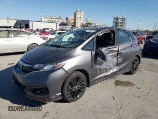2018 Honda Fit Sport with VIN 3HGGK5H68JM727871, listed as a Copart auction lot 49840815 with 0 mi miles and Salvage Title. Bid and sale history available at carsss.com. Image 1.