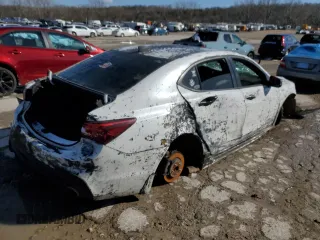 2019 Acura TLX w/A-Spec Pkg with VIN 19UUB2F65KA009682, listed as a Copart auction lot 44490575 with 0 mi miles and Non Repairable. Bid and sale history available at carsss.com. Image 3.