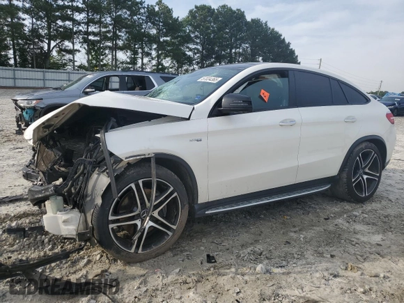 2017 Mercedes-Benz GLE 43 AMG with VIN 4JGED6EB6HA050779, listed as a Copart auction lot 57034365 with Not provided miles and Salvage title. Bid and sale history available at DreamBid. Image 1.