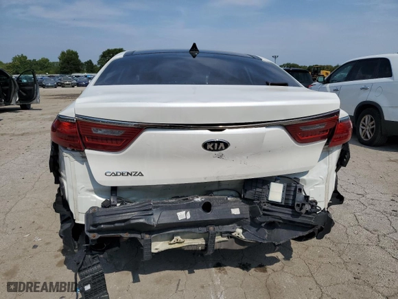 2018 Kia Cadenza Premium with VIN KNALC4J14J5099376, listed as a Copart auction lot 69722644 with 69,896 mi miles and Salvage Title. Bid and sale history available at carsss.com. Image 6.