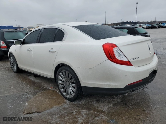 2014 Lincoln MKS with VIN 1LNHL9DK7EG612474, listed as a Copart auction lot 43432545 with 81,094 mi miles and Salvage Title. Bid and sale history available at carsss.com. Image 2.